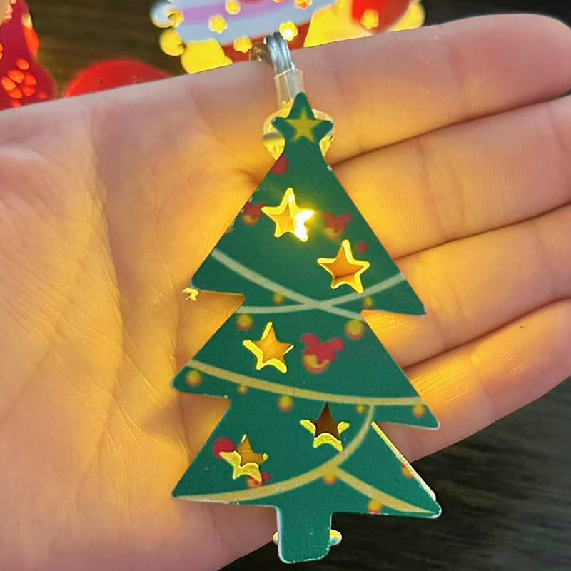 🎄 Weihnachts-LED-Lichterkette aus Eisen ✨