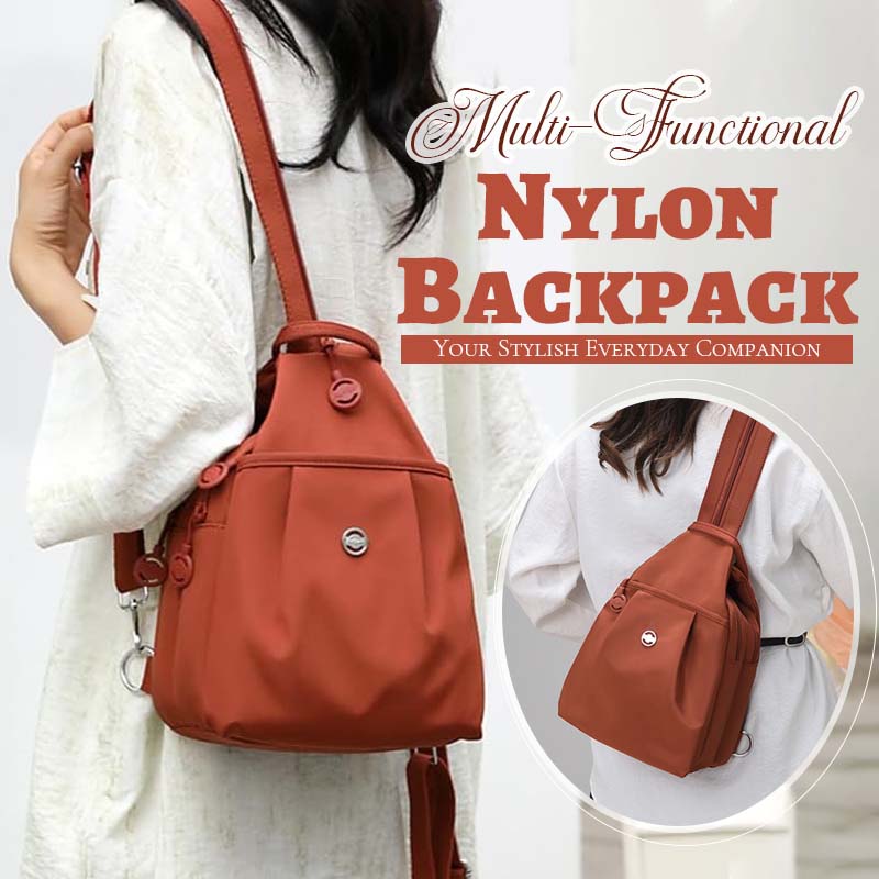 🎒Multifunktionaler Nylon-Rucksack · Ihr stylischer Alltagsbegleiter