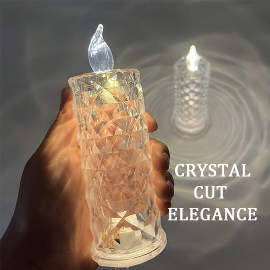 ✨ Crystal Rose Candle – Romantisches Leuchten ohne Chaos