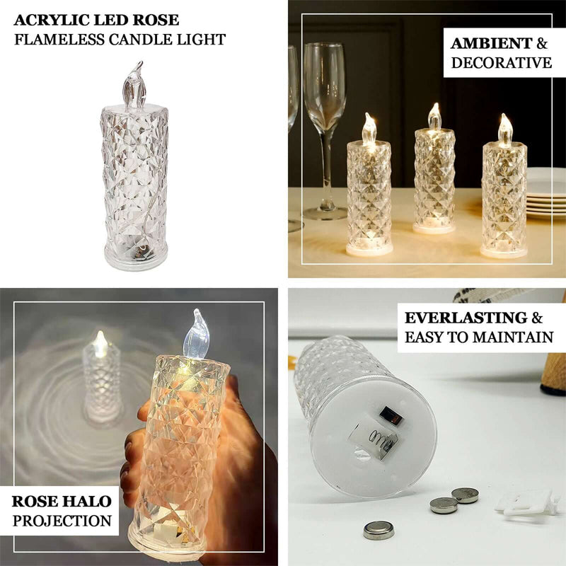 ✨ Crystal Rose Candle – Romantisches Leuchten ohne Chaos