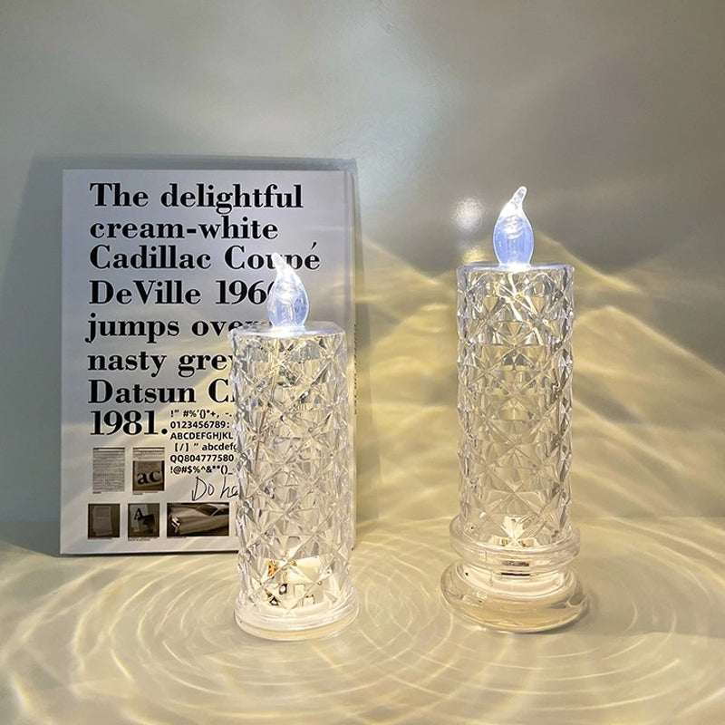 ✨ Crystal Rose Candle – Romantisches Leuchten ohne Chaos