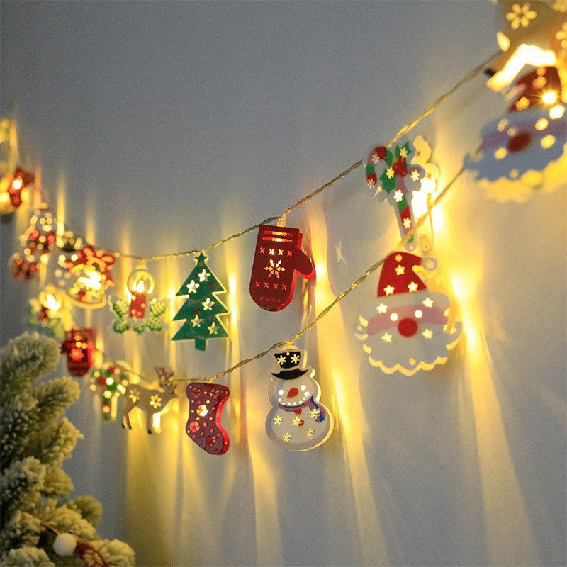 🎄 Weihnachts-LED-Lichterkette aus Eisen ✨