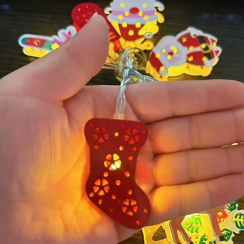 🎄 Weihnachts-LED-Lichterkette aus Eisen ✨