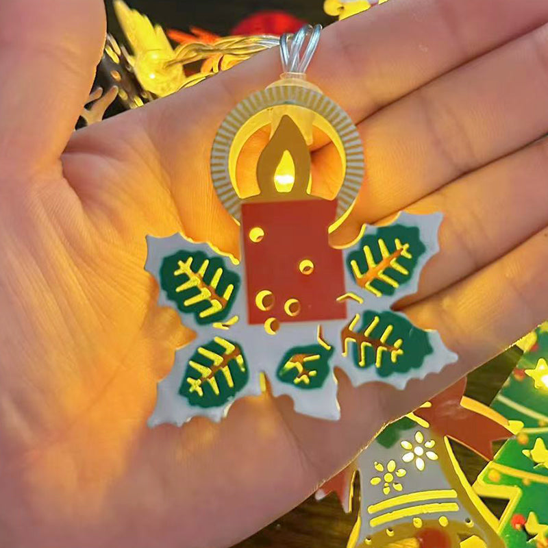 🎄 Weihnachts-LED-Lichterkette aus Eisen ✨
