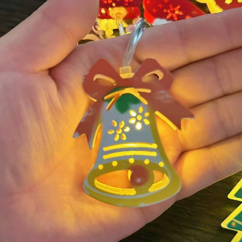 🎄 Weihnachts-LED-Lichterkette aus Eisen ✨