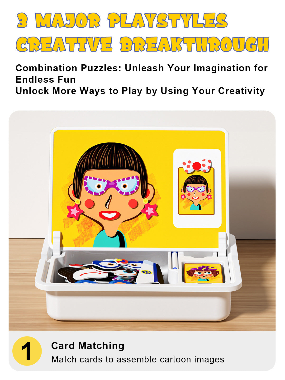 Magnetische Puzzles Gesicht Ankleiden Reise Spiel Doppel Seite Vorschule Pädagogisches Lernspielzeug für Kinder