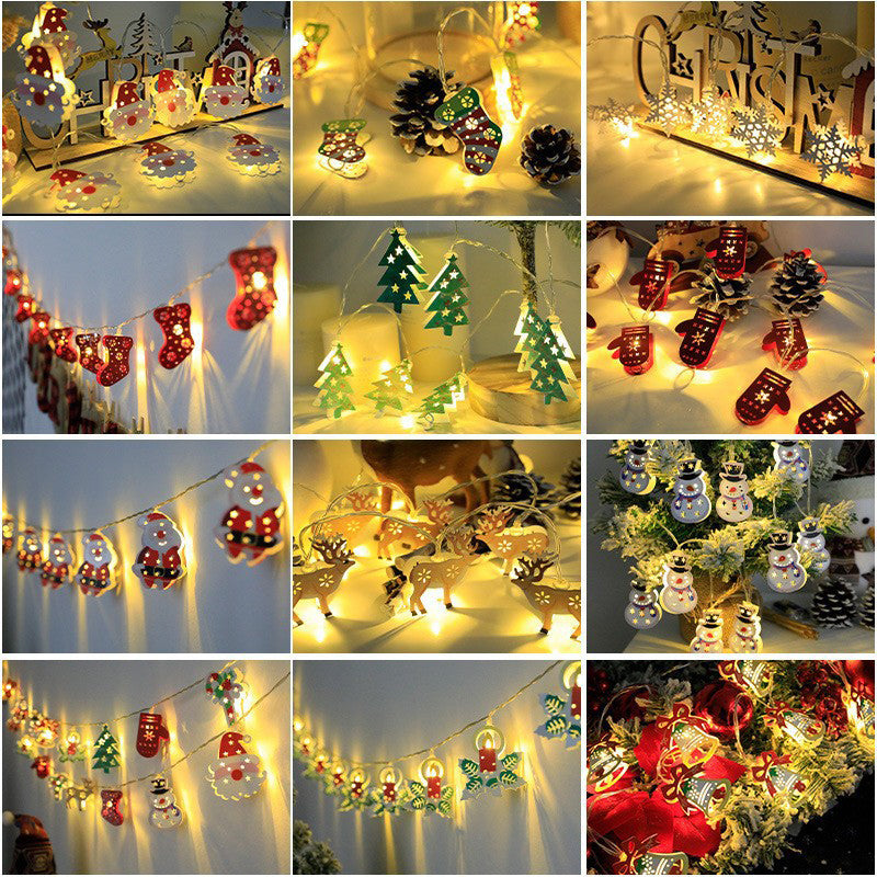 🎄 Weihnachts-LED-Lichterkette aus Eisen ✨
