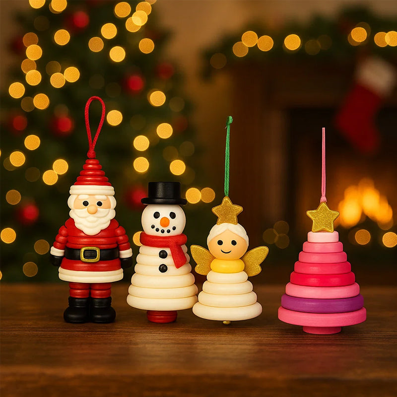 ☃️ DIY-knapp snögubbe ornament kit