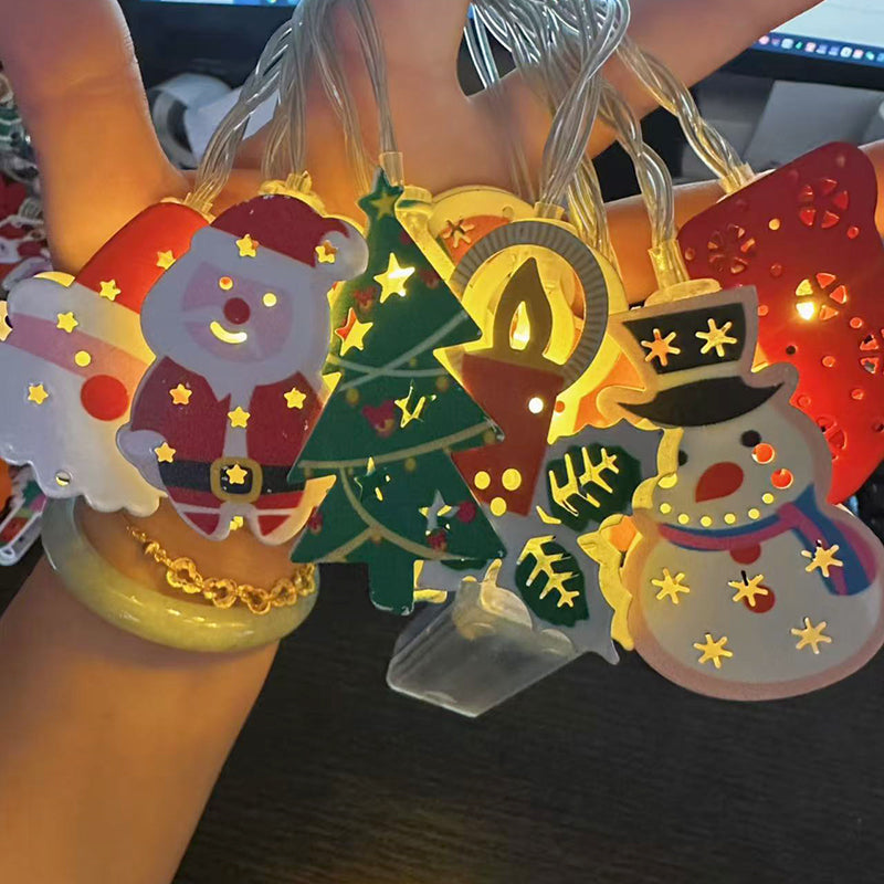 🎄 Weihnachts-LED-Lichterkette aus Eisen ✨