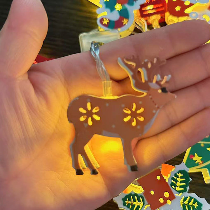🎄 Weihnachts-LED-Lichterkette aus Eisen ✨