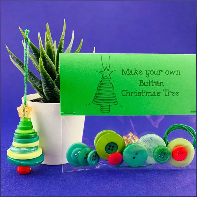 ☃️ DIY-knapp snögubbe ornament kit