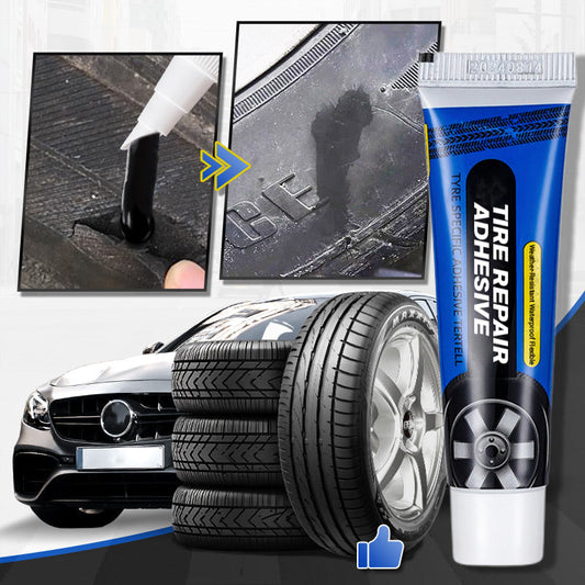 🎁 KAUFEN SIE 1, ERHALTEN SIE 1 GRATIS! 🔧🚗 Wetterfester, wasserfester, flexibler Reifenreparaturkleber